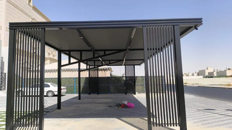 حداد مظلات الكويت - تركيب مظلات ليزر بتصاميم شجرية من Kuwait Haddat